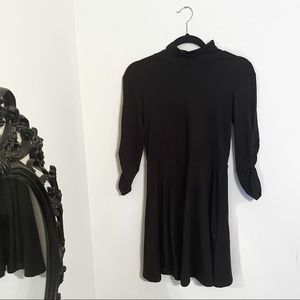Turtle Neck Black Dress 🖤